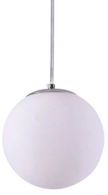 Φωτιστικό Οροφής 77-3710 SE1120-1-OP Alessia Opal Glass Chrome Homelighting Glass