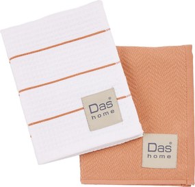 Ποτηρόπανα (Σετ 2τμχ) Das Home Kitchen 0831