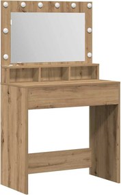 vidaXL Τραπέζι περιποίησης Artisan Oak 75,5 x 41 x 135 εκ.