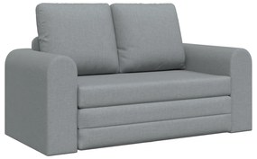 vidaXL Καναπές Κρεβάτι 2 σε 1 Ανοιχτό Γκρι 148x71x83 εκ Υφασμάτινος