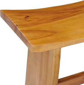 vidaXL Σκαμπό από Μασίφ Ξύλο Teak