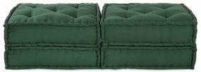 vidaXL Μαξιλάρι 2 pcs Πράσινο 70 x 70 x 36 εκ Πολυεστέρας