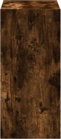 vidaXL Βιβλιοθήκη Καπνιστή Δρυς 68,5x32x68,5 εκ. από Επεξεργ. Ξύλο