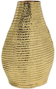 Βάζο 941-124-033 20x9x31cm Gold Μέταλλο