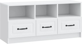 vidaXL Ντουλάπι TV Λευκό 102 x 34,5 x 47 εκ Επεξεργασμένο Ξύλο