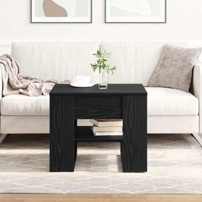 vidaXL Τραπεζάκι σαλονιού Μαύρη δρυς 55.5 x 55 x 45 cm