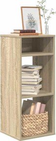 vidaXL Βιβλιοθήκη Χρώμα Sonoma Δρυς 34x31x80 εκ. από Μοριοσανίδα