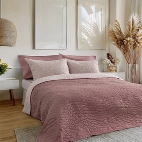 Κουβερλί Nala Wild Dusty Pink - Apple Nima Υπέρδιπλo 220x240cm Microfiber
