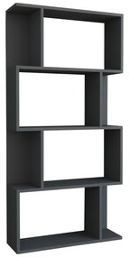 Intrahome Βιβλιοθήκη Kadu Intrahome σε ανθρακί απόχρωση 72x22x147εκ | SKU: INTRAPA-231111722