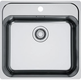 Franke Smart SRX 210-50 Ένθετος (Filotop) Ανοξείδωτος Νεροχύτης 53x51cm Βουρτσισμένο Inox