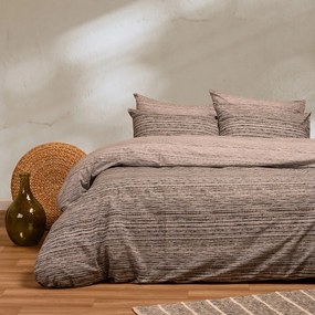 Σετ Σεντόνια Polycotton King Size Με Λάστιχο 180x200+32εκ. Cassio Grey Casual Line Mini Melinen 20004290