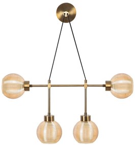 Φωτιστικό Τοίχου - Απλίκα Swing 584TTM1935 78x15x65cm E27 40W Bronze Opviq