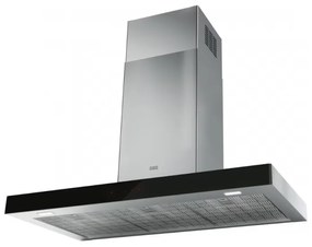 Franke Crystal Touch FCR 925 TC BK/XS NG Inox - Μαύρο Κρύσταλλο Απορροφητήρας-Καμινάδα Τοίχου 90cm