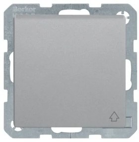 Πρίζα Σούκο με Καπάκι Αλουμίνιο Berker 47516084 Hager-47516084-Αλουμίνιο 47516084