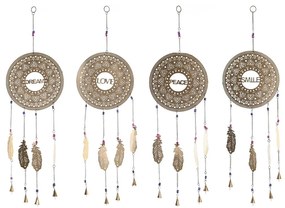 Διακοσμητική Φιγούρα DKD Home Decor Χρυσό Φτερά 25 x 1 x 77 cm