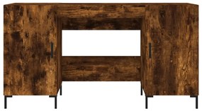 vidaXL Γραφείο Καπνιστή Δρυς 140 x 50 x 75 εκ. από Επεξεργασμένο Ξύλο