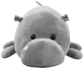 vidaXL Ιπποπόταμος Λούτρινος Μαλακός Γκρι