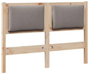 vidaXL Κεφαλάρι Άλλο Καφέ 120 cm Μασίφ ξύλο πεύκου