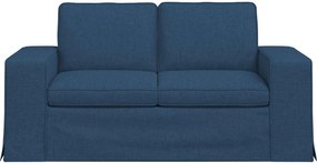 vidaXL Καναπές 120cm Μπλε Μέταλλο