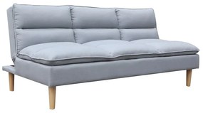DREAM Καναπές - Κρεβάτι Σαλονιού - Καθιστικού, Ύφασμα Ανοιχτό Γκρι 180x89x84cm Bed:180x111x45cm