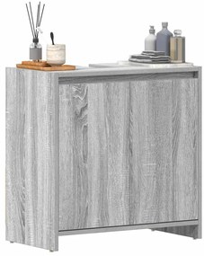 vidaXL Ντουλάπι Μπάνιου Γκρι Sonoma 60x33x61 εκ. Επεξεργασμένο Ξύλο