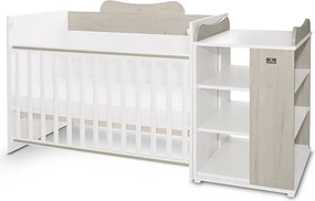 BED MULTI 190/72 COLOUR WHITE/LIGHT OAK