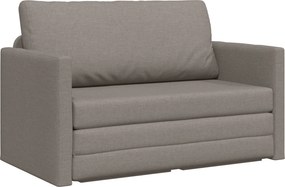 vidaXL Κρεβάτι καναπές 110cm Taupe ύφασμα