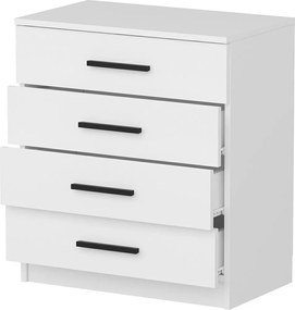 Συρταριέρα Λευκό KALE 70x79x42