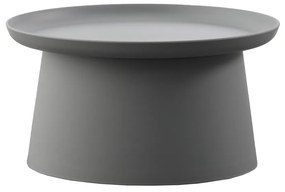 TECH COFFEE TABLE ΓΚΡΙ D70xH36cm - 27-0182 - 27-0182