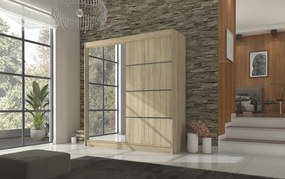 Ντουλάπα Ribeiro 200 συρόμενη-Drus anoixto