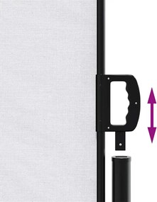vidaXL Σκίαστρο Πλαϊνό Συρόμενο Λευκό 180 x 300 εκ.