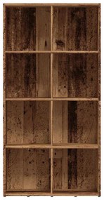 ντουλάπι βιβλίων Παλιό ξύλο 66x30x130 cm Κατασκευασμένο ξύλο - Καφέ