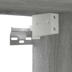 vidaXL Έπιπλα Τηλεόρασης Τοίχου 4 τεμ. Γκρι 60x30x30 εκ. Επ. Ξύλο