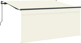 vidaXL Σκηνίτσα Αναδιπλούμενη Κρεμ 300 x 200 cm
