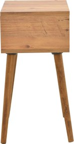 Κομοδίνο Hank pakoworld σε φυσική απόχρωση 45x30x60εκ
