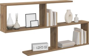 vidaXL Ράφι Τοίχου Artisan Δρυς 100 x 12 x 50,5 εκ Επεξεργασμένο Ξύλο
