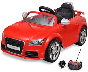 vidaXL Audi Ηλεκτροκίνητο Αυτοκίνητο TT RS για Παιδιά με Τηλεχ/ριο Κόκκινο