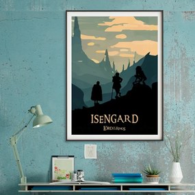 Πόστερ &amp; Κάδρο The Lord of the Rings Isengard MV123 21x30cm Εκτύπωση Πόστερ (χωρίς κάδρο)
