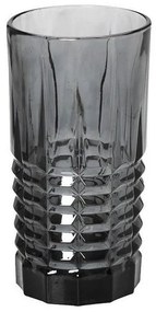 Ποτήρι Σωλήνας Patrick 390ml 15cm Rop125K6 Anthracite Espiel Glass