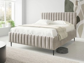 Επενδυμένο κρεβάτι Lewezo-Mpez-160 x 200