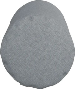 vidaXL Μαξιλάρια Στήριγμα 2 pcs Ανοιχτό γκρι Ø 15 x 40 εκ ύφασμα