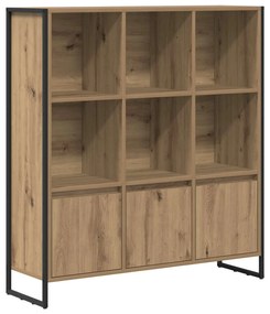 vidaXL Βιβλιοθήκη 2 pcs Καρυδιά Χειροποίητης Εργασίας