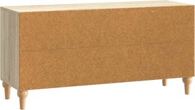 vidaXL Ντουλάπι TV 102 x 34,5 x 50 cm Sonoma Δρυς Επεξεργασμένο Ξύλο