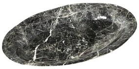 Πιατέλα Marble Οβάλ Rpm206K2 33Χ22cm Black Espiel κεραμικο