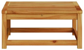 vidaXL Τραπέζι Κήπου 63 x 63 x 30 εκ. από Μασίφ Ξύλο Ακακίας