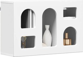 vidaXL Κρεμαστό ντουλάπι ELST Λευκό 60 x 20 x 40 εκ Επεξεργασμένο ξύλο