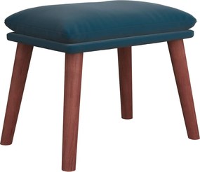 vidaXL Υποπόδιο Μπλε 45x29,5x35 εκ. Βελούδινο