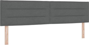 vidaXL Κεφαλάρι Σκούρο Γκρι 180 cm ύφασμα