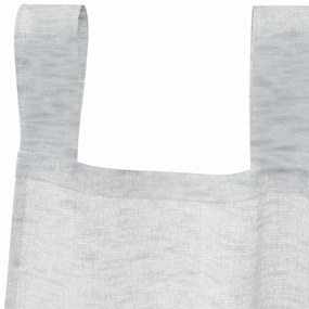 vidaXL Κουρτίνες με κουρτίνες 2 pcs Ανοιχτό γκρι 140x140εκ Πολυεστέρας