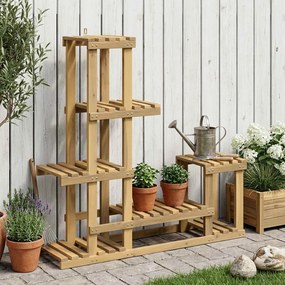 vidaXL Βάση φυτών Λευκός Χρωματισμός 93,5 x 25 x 91,5 εκ.